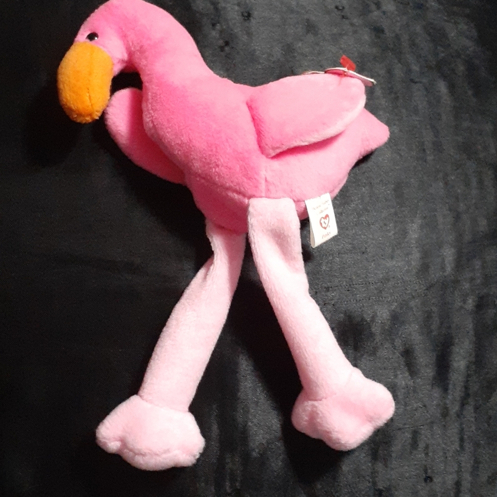 Pinky beanie baby